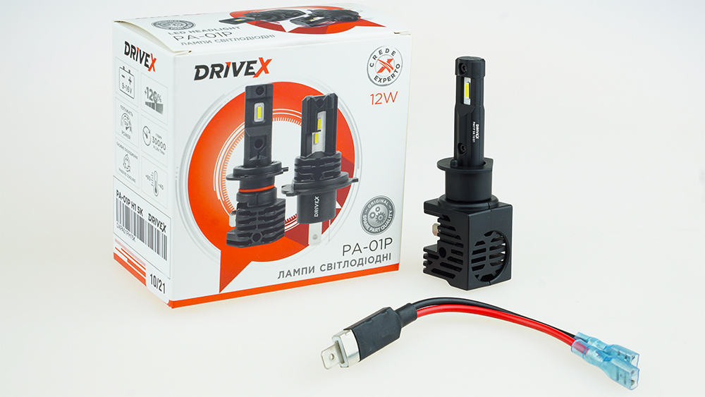 PA-01P H11 12W 9-32V 5000K LED к-т.